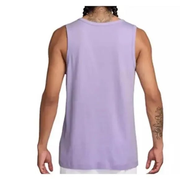 $30 Nike Sportswear Futura Icon Tank Top Gym Mens Size M  Logo Hydrangeas - Picture 2 of 4
